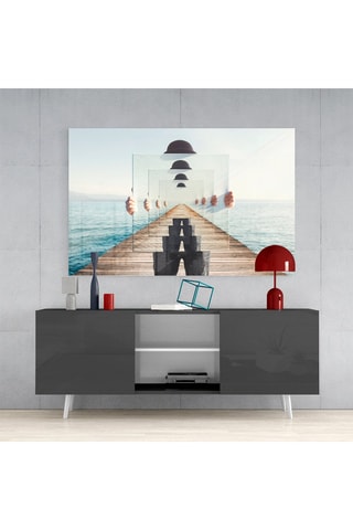 Tableau en verre trempé Loop 