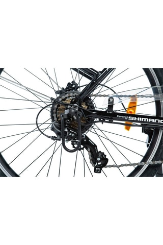 Bicicleta elétrica de cidade Ebike 28" Alu - Preto - 170 até 195 cm - Até 80 km