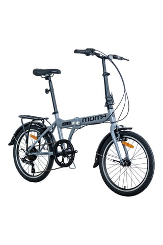 Bicicleta de cidade dobrável 20" - Cinzento - 155 até 180 cm - 7 velocidades