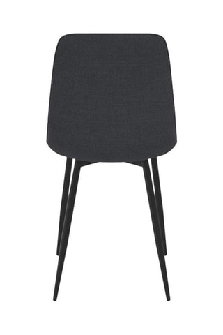 6 chaises Fiona - Gris foncé