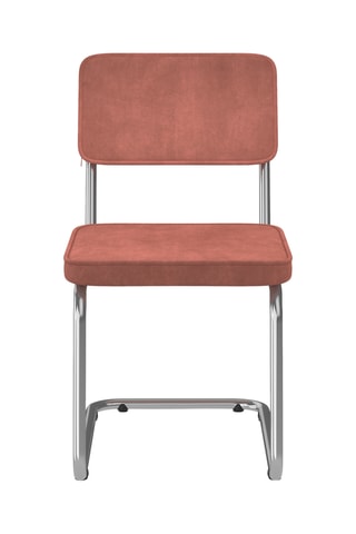 4 chaises Naya - 44 x 79 x 52 cm - Revêtement en velours