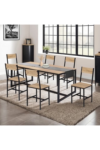 6 chaises Memphis - 41 x 85 x 45 cm   