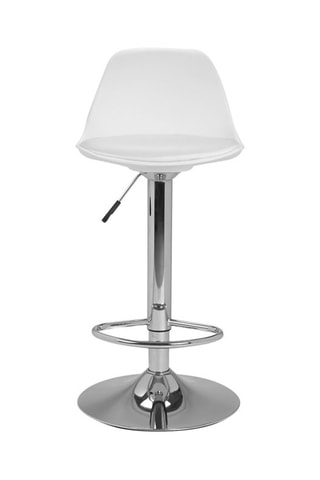 2 tabourets de bar Karl  - Blanc