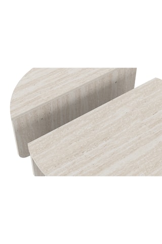 Table basse asymétrique - 90 x 35 x 90 cm