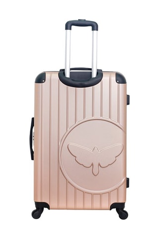 Valise grand volume Marianne (L) - 75 cm - Doré rose