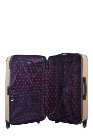 Valise grand volume Marianne (L) - 75 cm - Doré rose