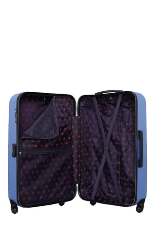Valise grand volume Naïs - 75 cm - Bleu