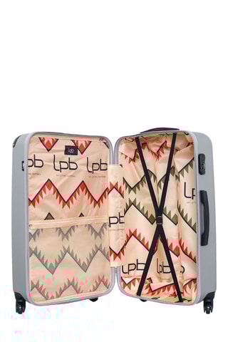 Valise grand volume Hambourg - Gris