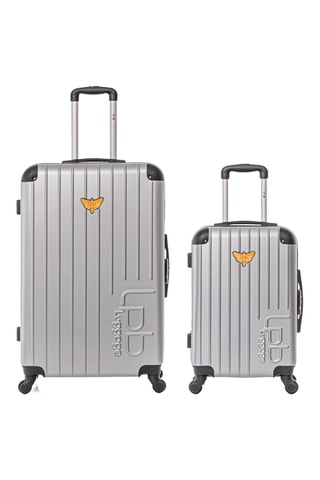 Valise cabine et valise grand volume Marianne - 55/75 cm - Gris