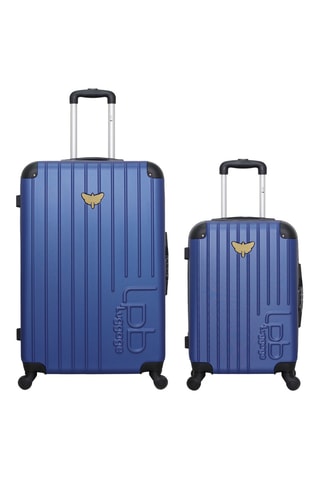 Valise cabine et valise grand volume Marianne - 55/75 cm - Bleu marine