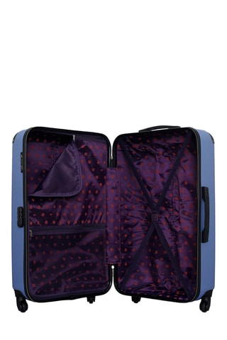 Set de 4 valises Marianne - 46/55/65/75 cm - Bleu