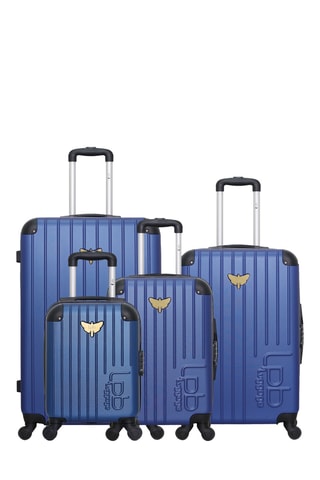 Set de 4 valises Marianne - 46/55/65/75 cm - Bleu