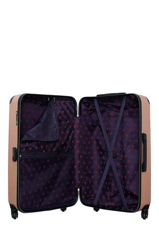 Set de 4 valises Marianne - 46/55/65/75 cm - Doré rose