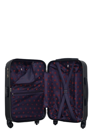 Valise cabine et vanity Hambourg (S/K) - 55/23 cm - Noir