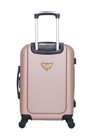 Valise cabine et vanity Hambourg (S/K) - 55/23 cm - Doré rose