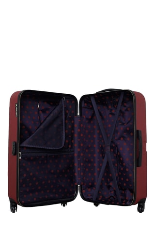 Valise grand volume Aelys (L) - 75 cm - Bordeaux