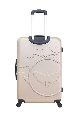 Valise grand volume Aelys (L) - 75 cm - Beige