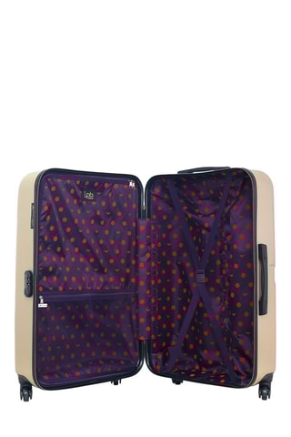 Valise grand volume Aelys (L) - 75 cm - Beige