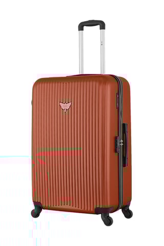 Valise grand volume Agata (L) - 75 cm - Orange foncé