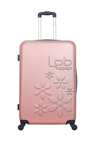  Valise grand volume Eleonor (L) - 75 cm  - Doré rose