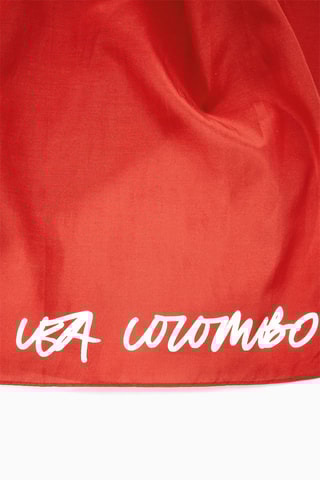 Lenço de seda de amoreira - Vermelho  - COS