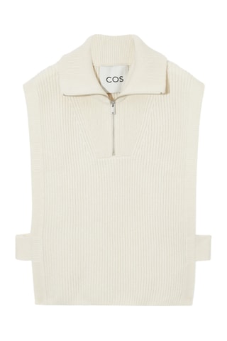 Plastrão em lã - Cru