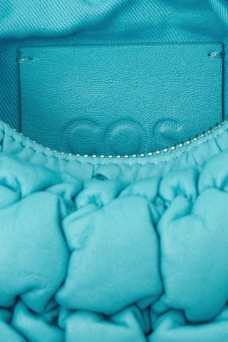 Mala em couro de carneiro - Turquesa