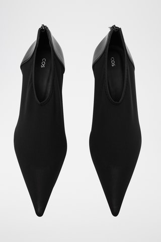 Low boots em couro - Preto