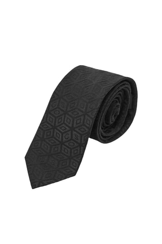 Gravata em seda - Preto