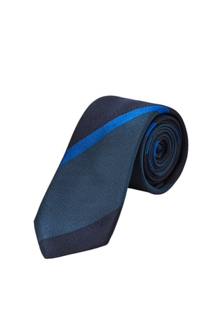 Gravata em seda de amoreira - Azul