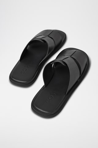 Mules em couro - Preto