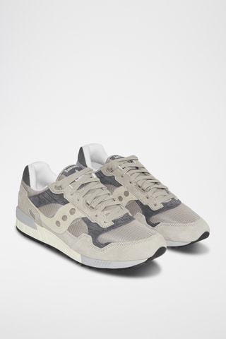 Sapatilhas em couro - Cinzento