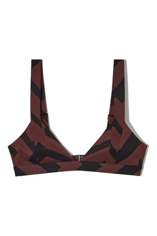 Parte de cima de biquíni - Castanho