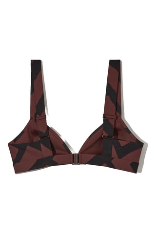 Parte de cima de biquíni - Castanho