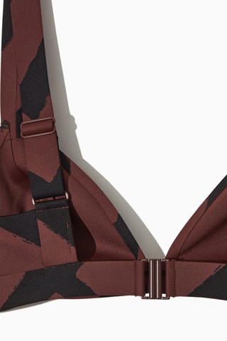 Parte de cima de biquíni - Castanho