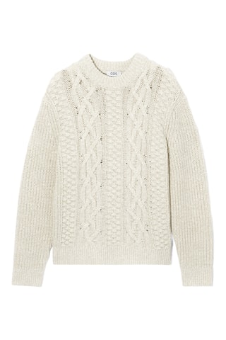 Camisola de lã - Cru