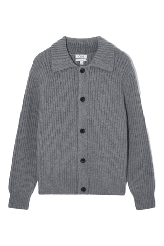 Casaco em lã e alpaca - Cinzento