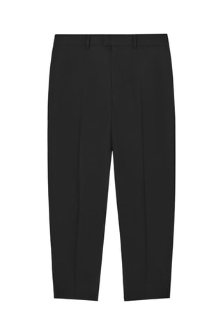 Calças em lã - Preto