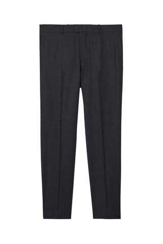 Calças em lã - Azul