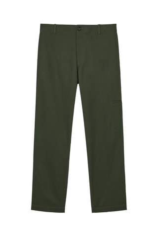 Calças - Verde-escuro