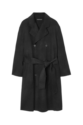 Sobretudo de lã - Preto