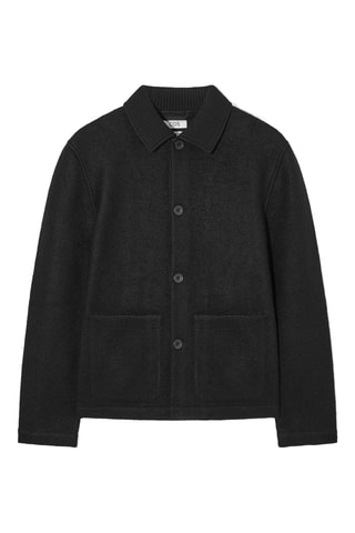 Casaco em lã - Preto