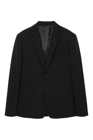 Casaco de fato em lã - Preto