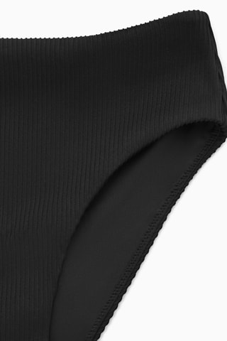 Parte de baixo de biquíni de cintura subida- Preto