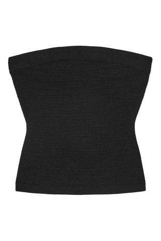 Top bustier - Nero