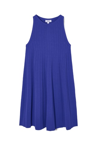 Vestido trapézio - Azul