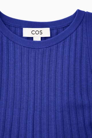 Vestido trapézio - Azul