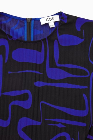 Vestido direito - Azul