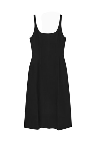 Vestido direito - Preto