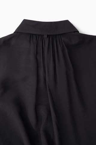 Vestido comprido - Azul-marinho